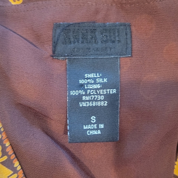 ANNA SUI ~ Gossip Girl Collection ~ Silk Wrap Dress ~ So Cute! Size Small - Picture 8 of 9